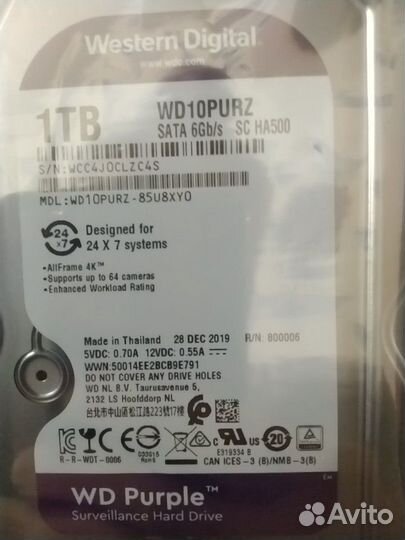 Жесткие диски sas, SATA, 3.5, 2.5, разные объемы о