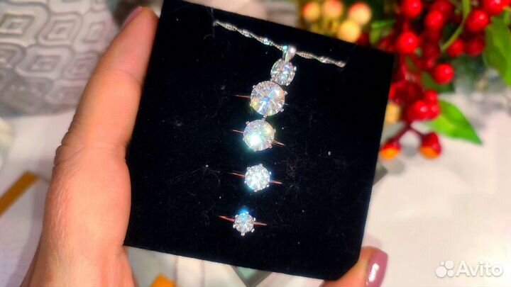 Кольца тиффани с муассанитами разная каратность