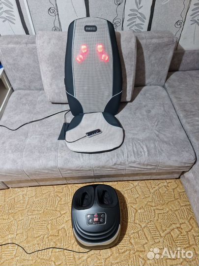 Массажная накидка и массажер для ног