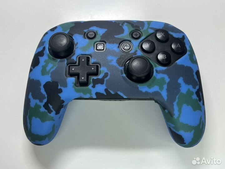 Чехол геймпада Pro Controller - Камуфляжный-Синий