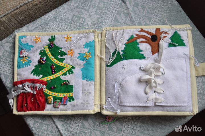 Детская развивающая книга