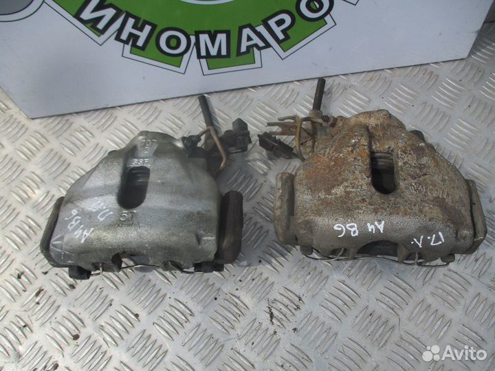 Суппорт тормозной передний левый Audi A4 B6