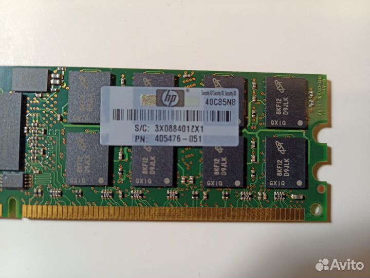 Оперативная память HP 4GB Reg PC2-5300