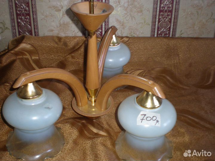 Люстра старинная винтажная СССР