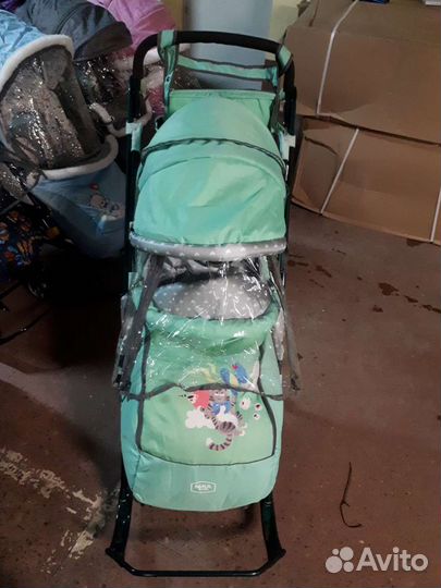 Санки коляска ника