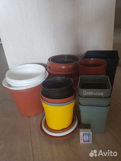 Цветочные горшки бу