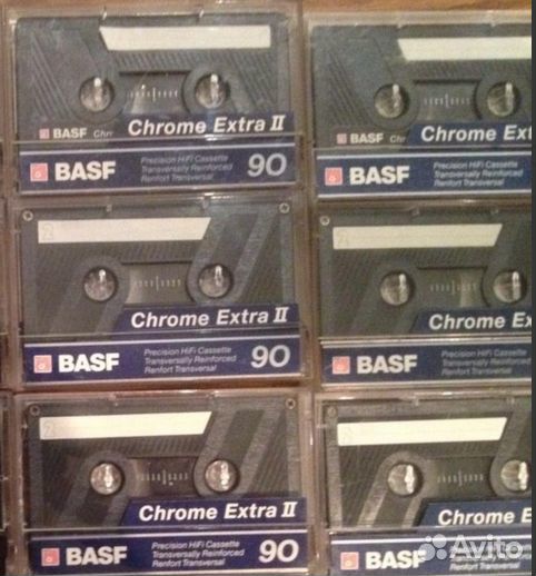 Кассеты для кассетной деки basf 90 min хром