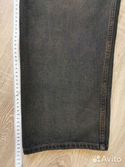 Джинсы багги Zara мужские overdyed