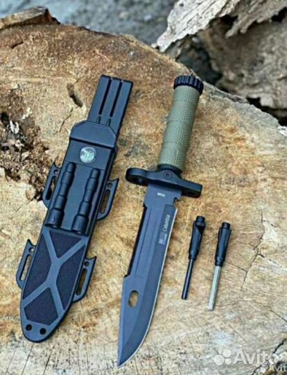 Нож охотника 5 в 1. Туризм. Охота. Рыбалка