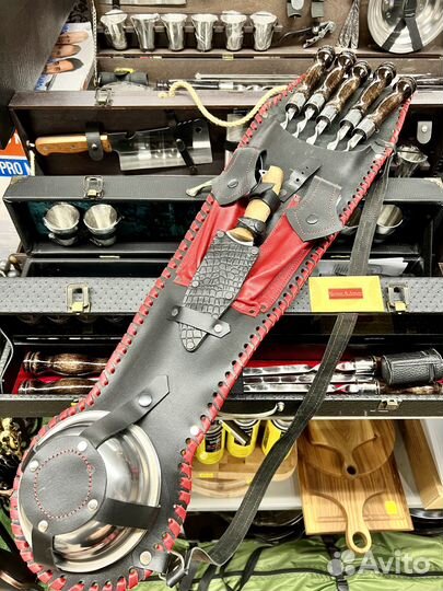 Набор шампуров в чехле