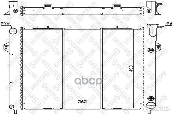 1025614SX радиатор системы охлаждения Jeep Gra