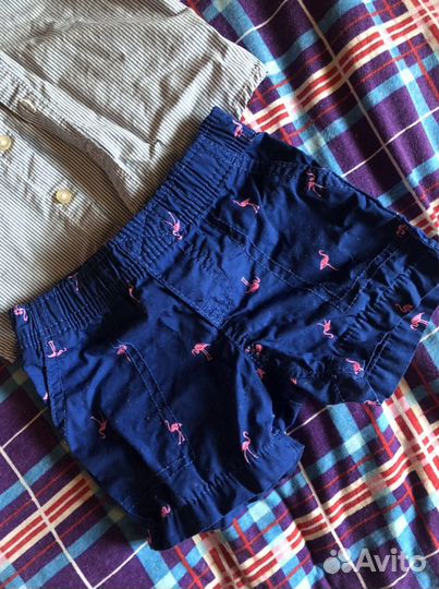 Рубашка и шорты брюки Carters комплект