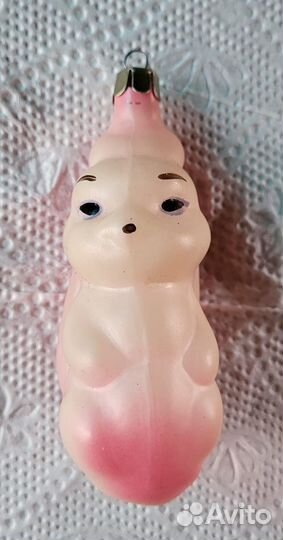 Елочная игрушка ссср-Белочка