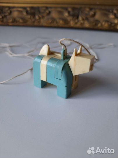 Головоломка ссср/брелок робот собака