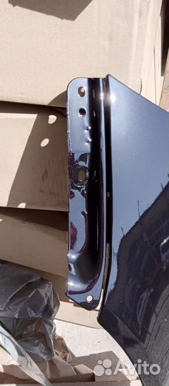 Крыло приора левое цвет сине - черный (космос)