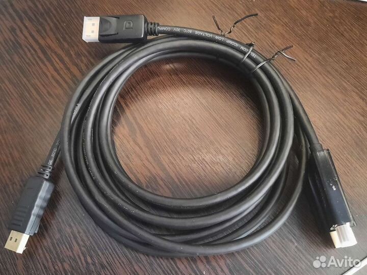 Кабель displayport to hdmi 4k 60hz
