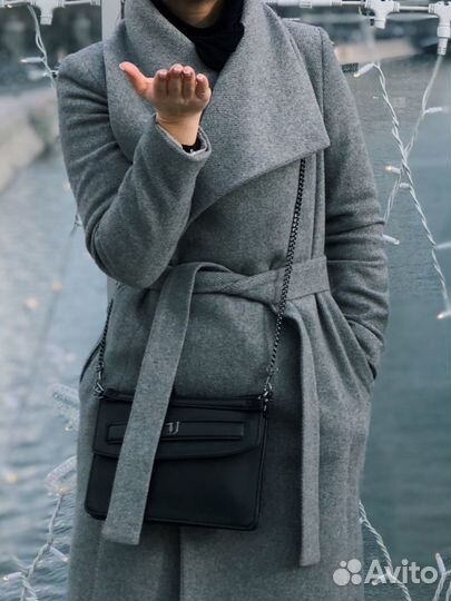 Пальто mango шерсть