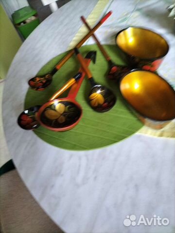 Посуда хохлома времён СССР