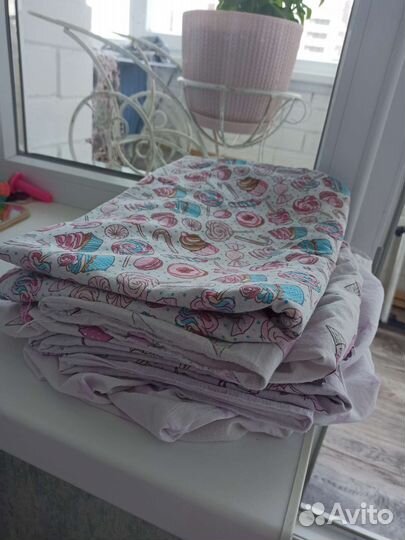 Детское постельное белье бу