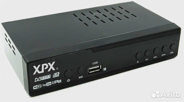 DVB-T2 тв приставка XPX HD-133 + Антенна