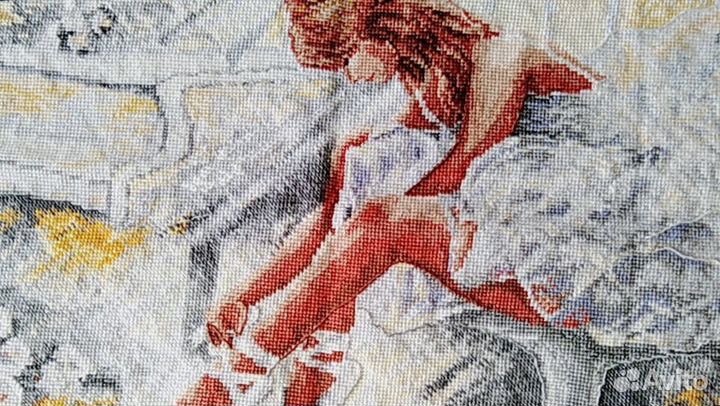 Вышивка крестом по канве Б-12 