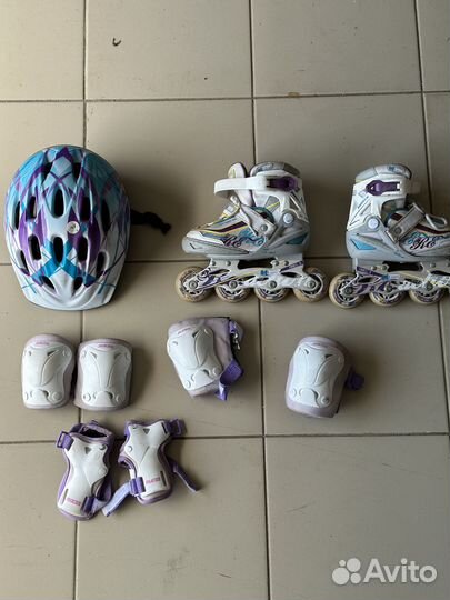 Ролики с экипировкой