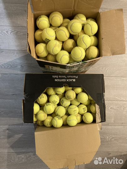 Теннисные мячи б/у