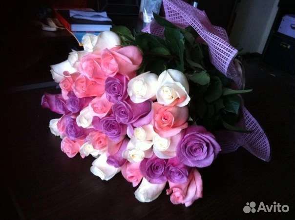 Цветы розы букет