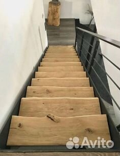 Ступени из карагача, дуба, ореха. Заготовки