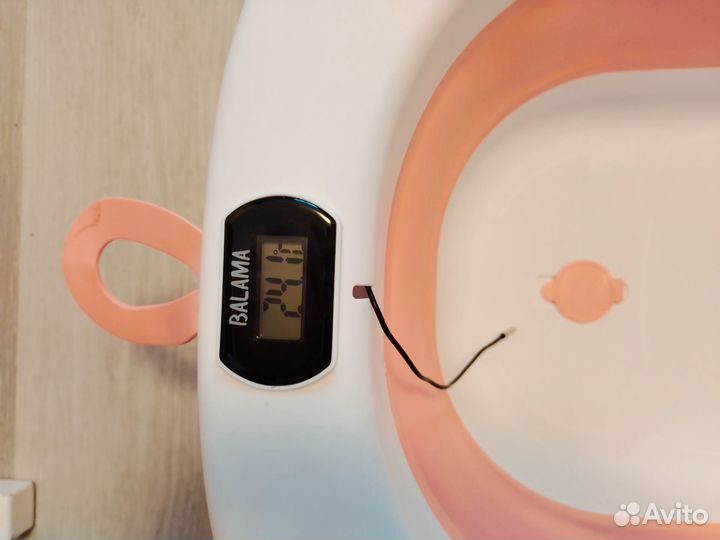 Ванночка для купания складная с термометром бу