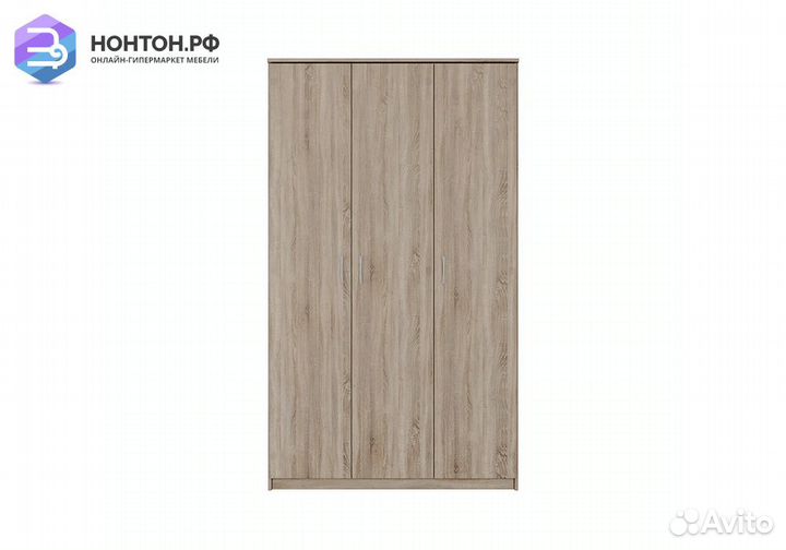 Шкаф трехстворчатый Пегас дуб сонома