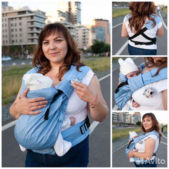 Новые эргорюкзак слинг Гусленок Малыш