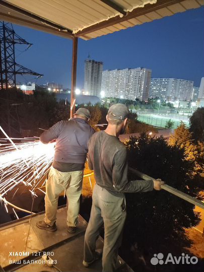 Отделка балкона/Остекление/Расширение