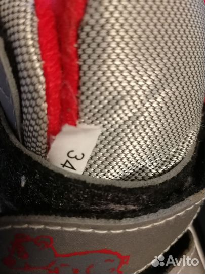 Лыжные ботинки 34 р крепление nnn