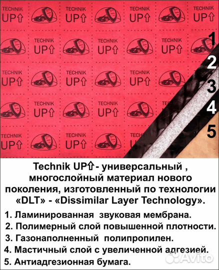 Шумоизоляционный Материал Technik UP