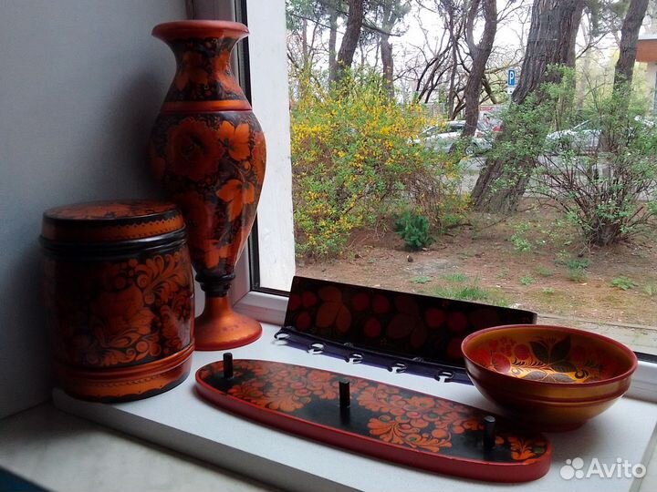 Посуда хохлома