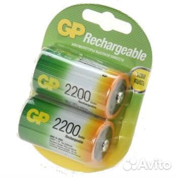 Аккумуляторы GP 220DH-CR2 2200mAh D #98747