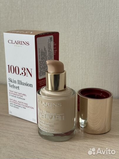 Новый Clarins Skin Illusion Velvet 100.3N оригинал