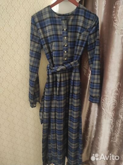 Платье теплое длинноех