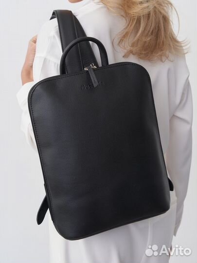 Рюкзак женский для ноутбука из натуральной кожи