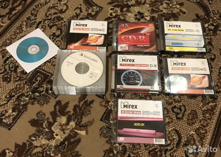 Болванки Диски новые DVD и CD