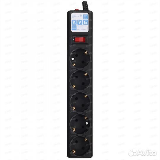 Новый Сетевой фильтр Power Cube SPG5-С5 черный