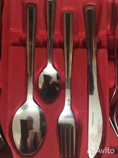 Набор столовых приборов нержавейка