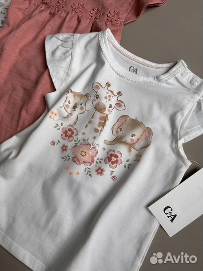 Футболка для девочки c&a 92, 98, 104