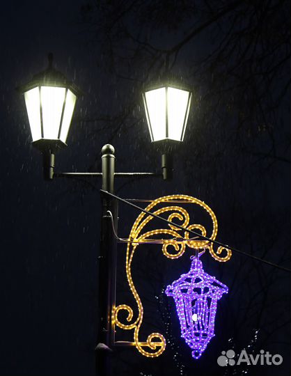 Световые консоли новогодние