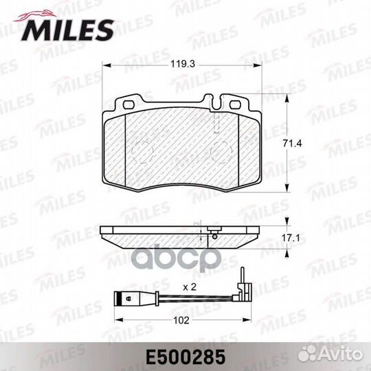Колодки тормозные mercedes C209/W203/W211/W220