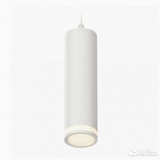 Cветильник подвесной 4328 белый D55/H300/GU10/50W