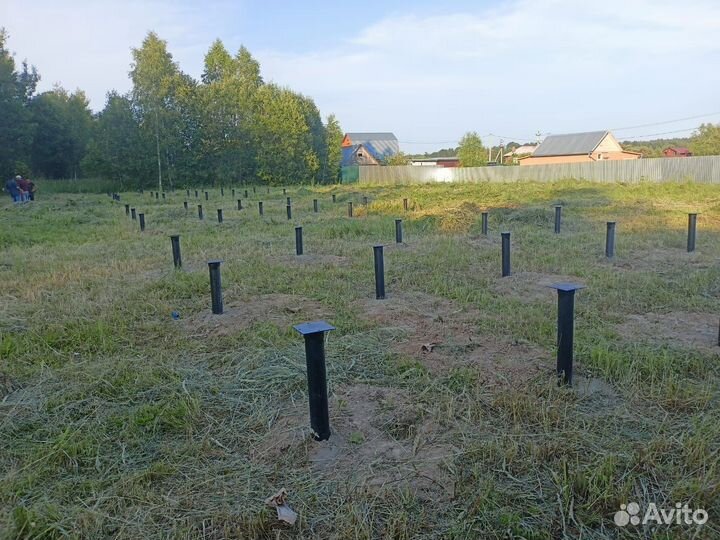 Винтовые сваи с монтажом и доставкой