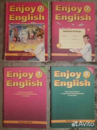 Enjoy English 1, 2, 3, 5-6, 7, 8