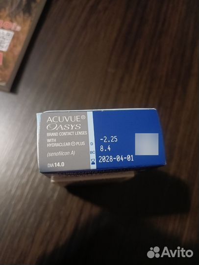 Линзы acuvue oasys -2. 25